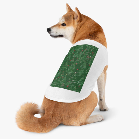 Pet Tank Top Christmas Design