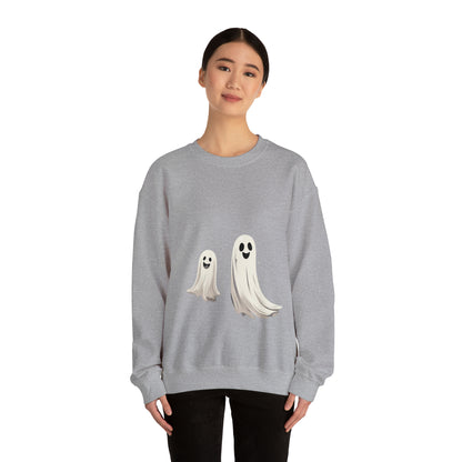Halloween Playful Ghost Unisex Heavy Blend™ Crewneck Sweatshirt