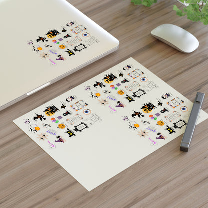Halloween-Themed Sticker Sheets, Cute Planner Stickers, Spooky Decor, Scrapbooking Supplies, Fun Stickers for Kids & Adults