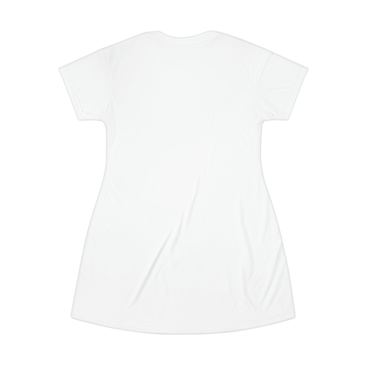 Good Witch T-Shirt Dress (AOP) white