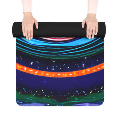 Galaxy Rubber Yoga Mat