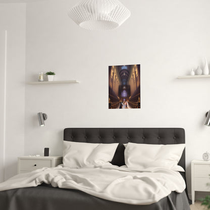 Futuristic Wedding Satin Poster (210gsm)