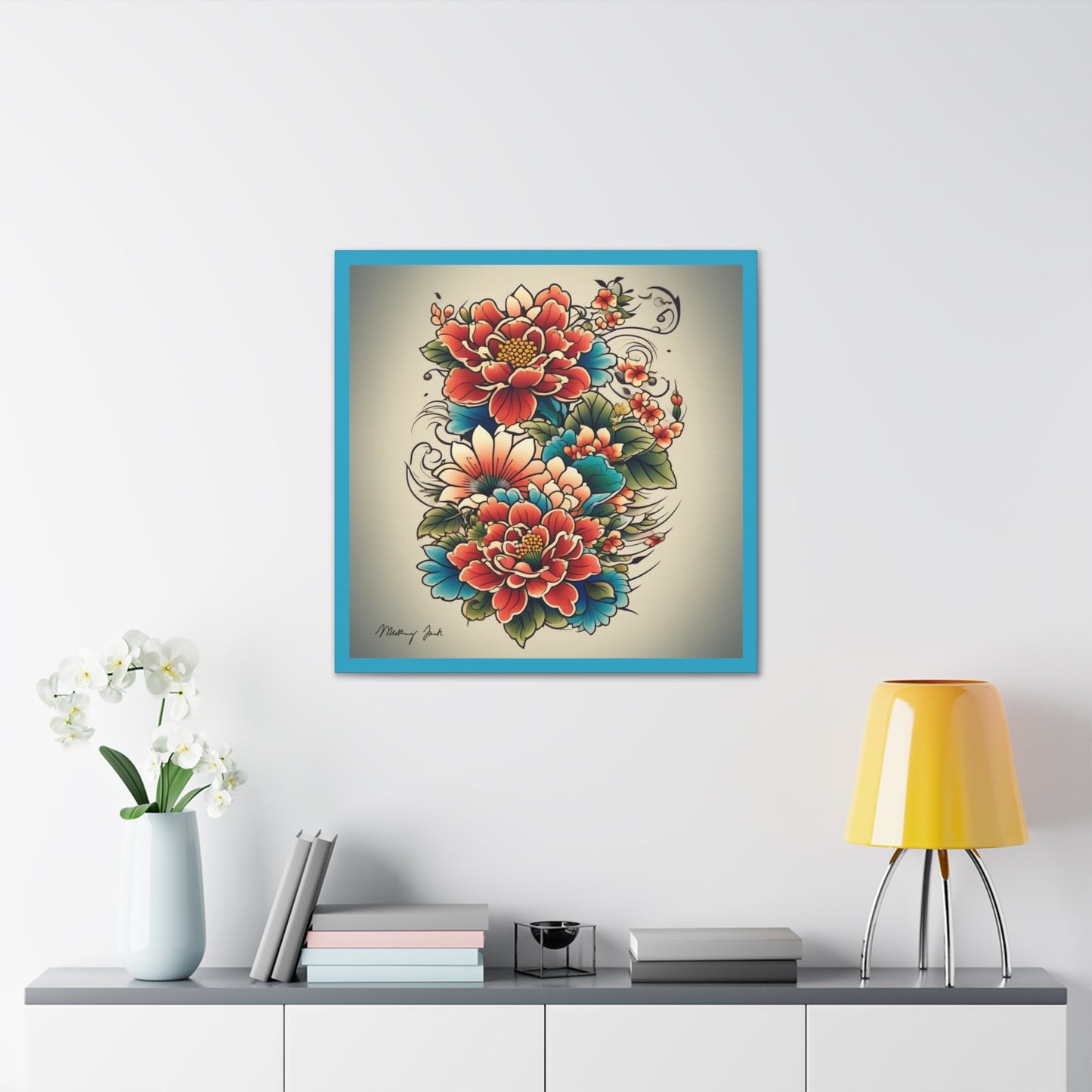 Floral Arrangement Canvas Gallery Wraps