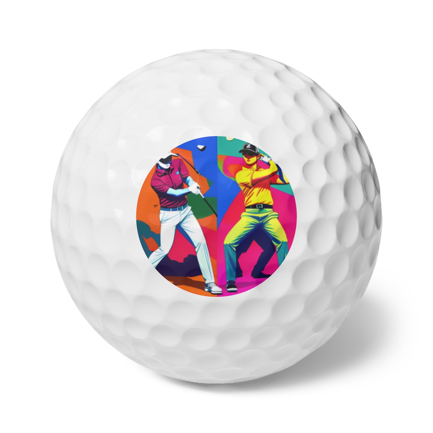 Neon 1 Golf Balls, 6pcs