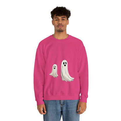 Halloween Playful Ghost Unisex Heavy Blend™ Crewneck Sweatshirt