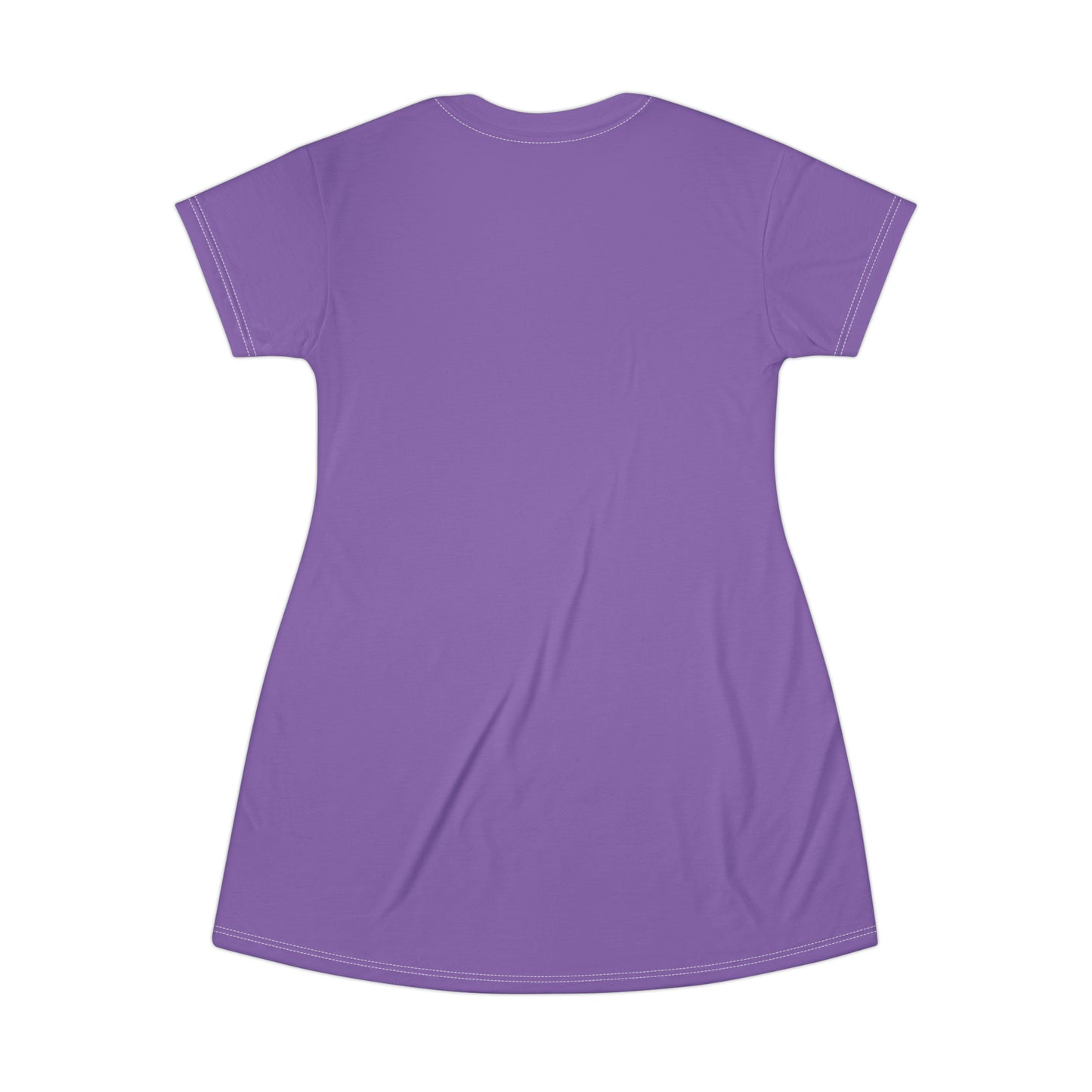 Galaxy T-Shirt Dress (AOP) light purple