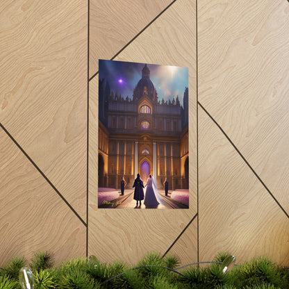 College Wedding Matte Vertical Posters