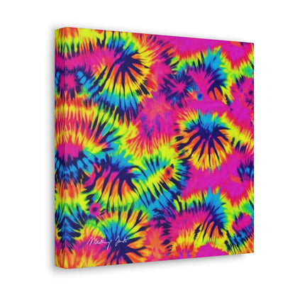 Neon Dandelions Canvas Gallery Wraps