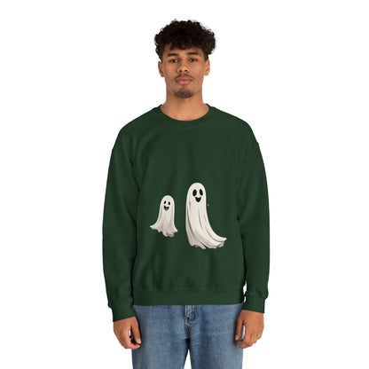 Halloween Playful Ghost Unisex Heavy Blend™ Crewneck Sweatshirt