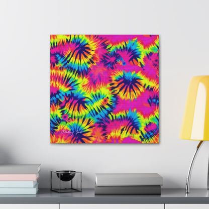 Neon Dandelions Canvas Gallery Wraps