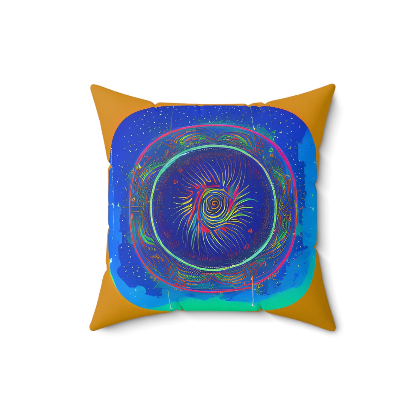 Galaxy Spun Polyester Square Pillow