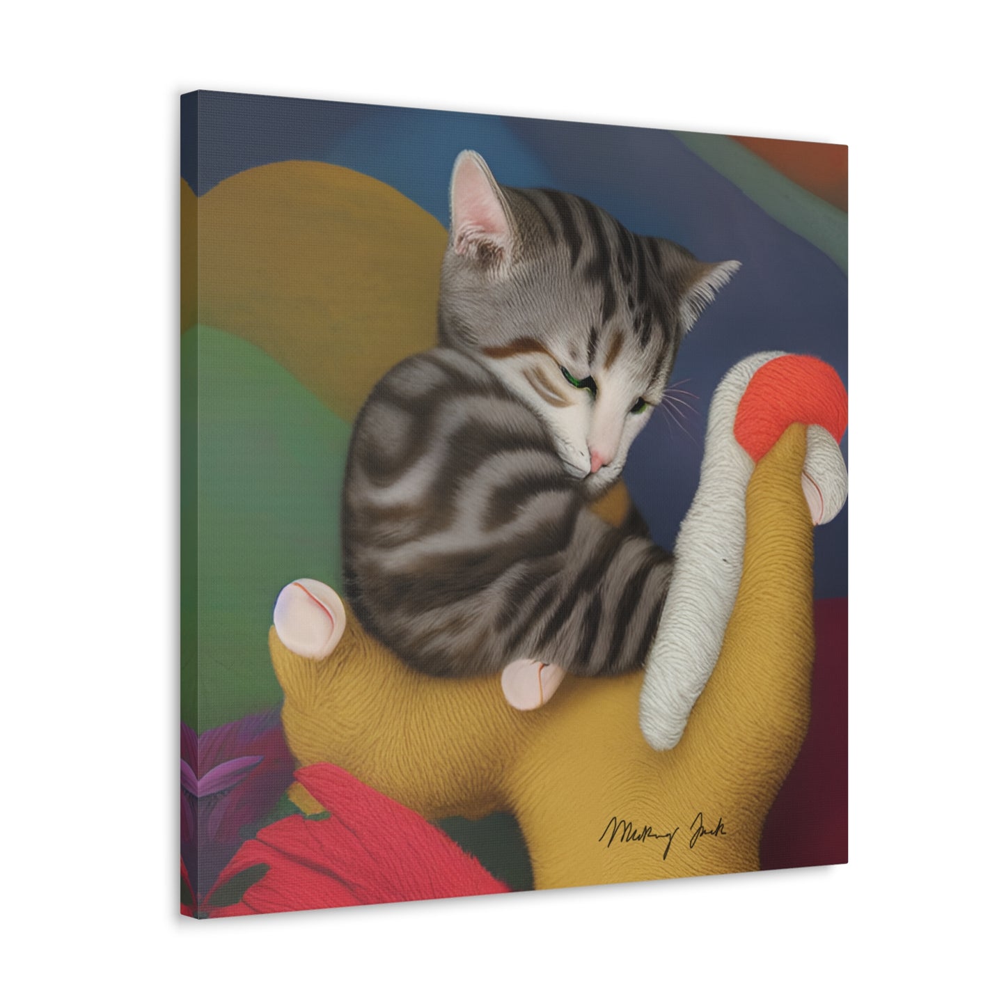 Sleeping Cat Canvas Gallery Wraps