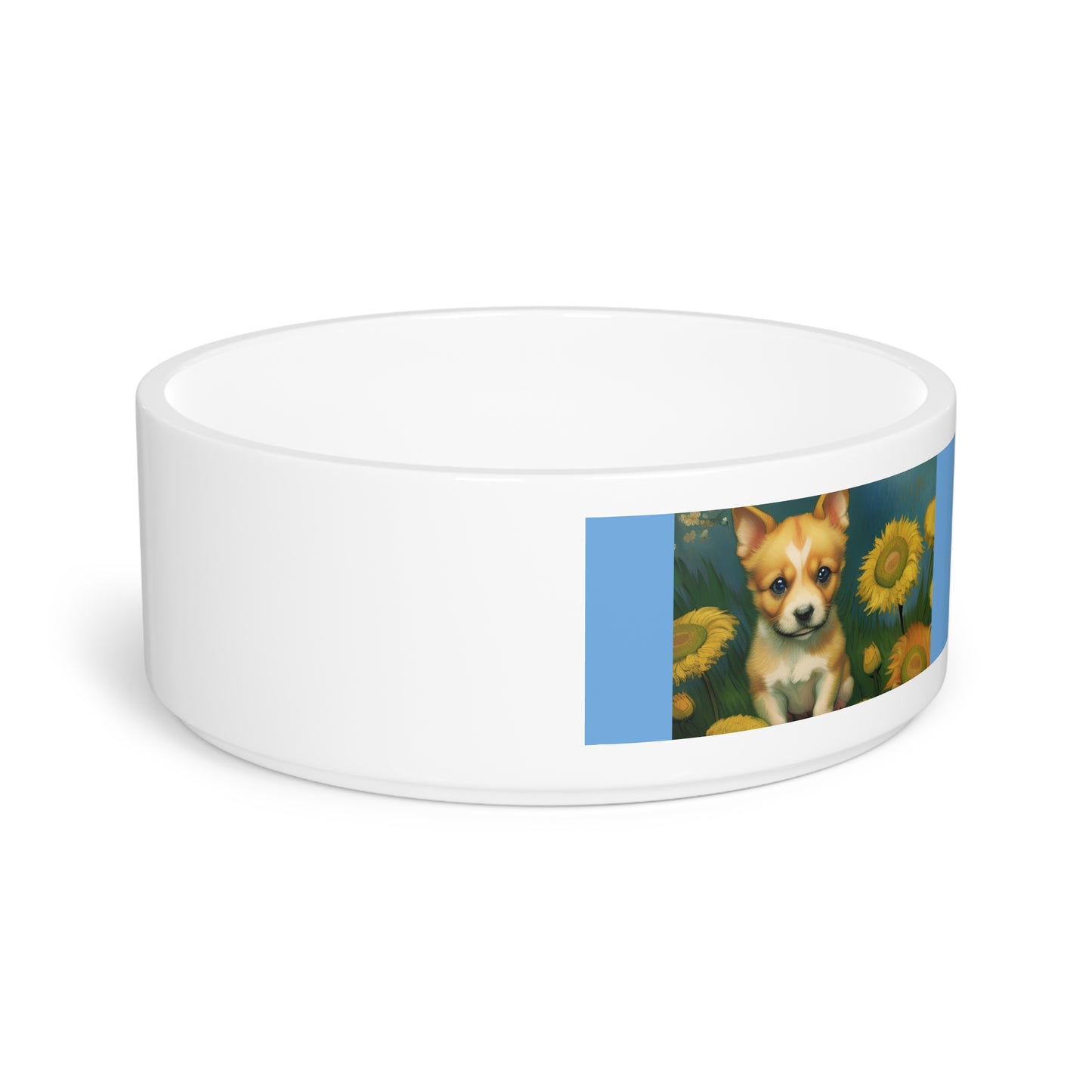 Pet Bowl Feed Me Baby One More Time light blue