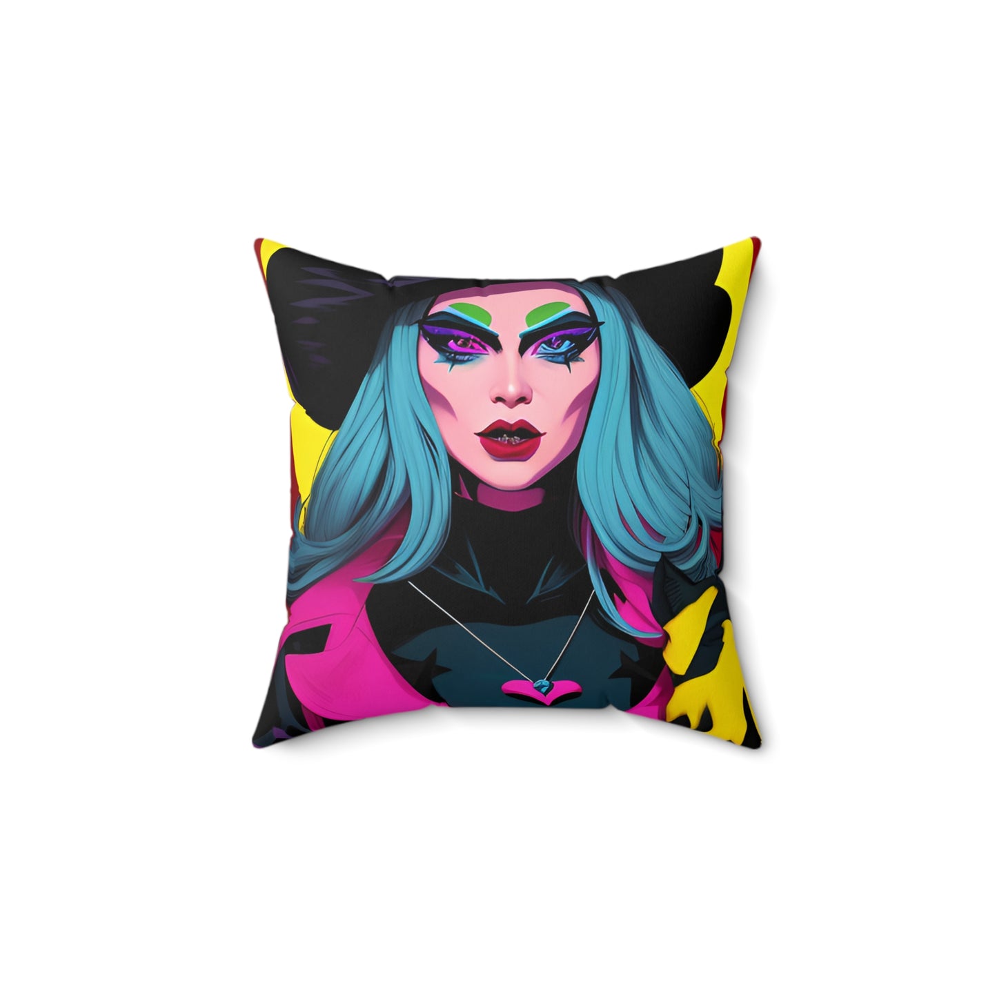 Witch Spun Polyester Square Pillow