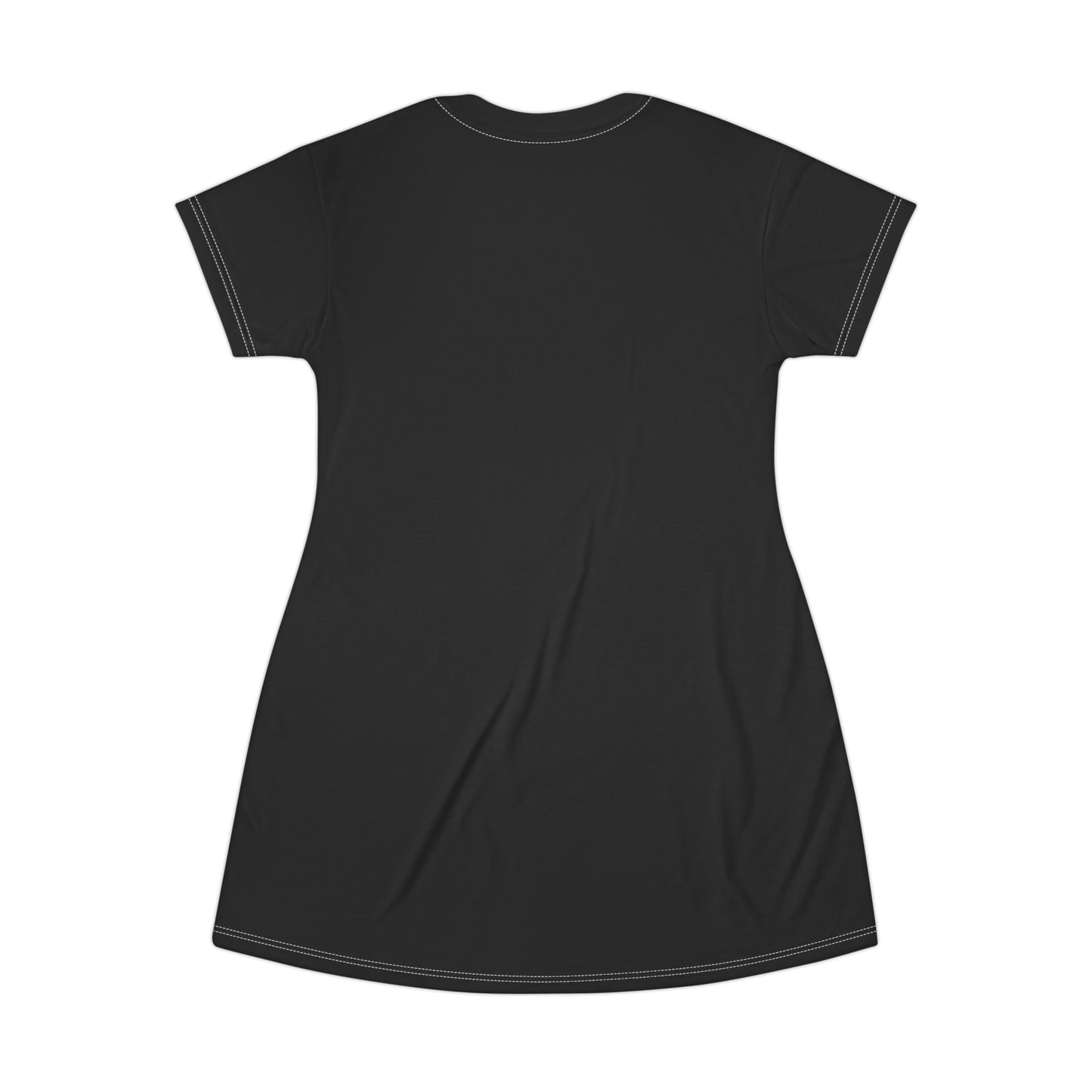 Galaxy T-Shirt Dress (AOP) black