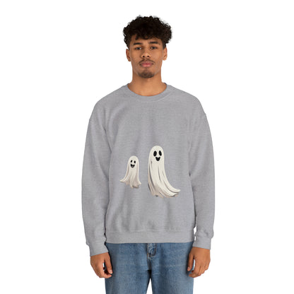 Halloween Playful Ghost Unisex Heavy Blend™ Crewneck Sweatshirt