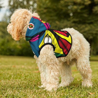 Pet Hoodie multi coloured design