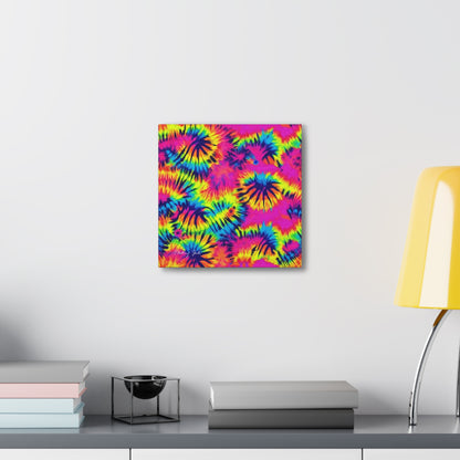 Neon Dandelions Canvas Gallery Wraps