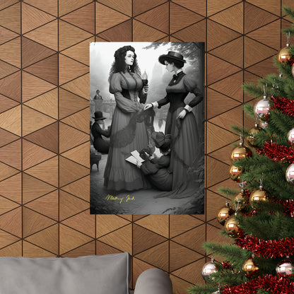 Victorian Ladies Day Out Matte Vertical Posters