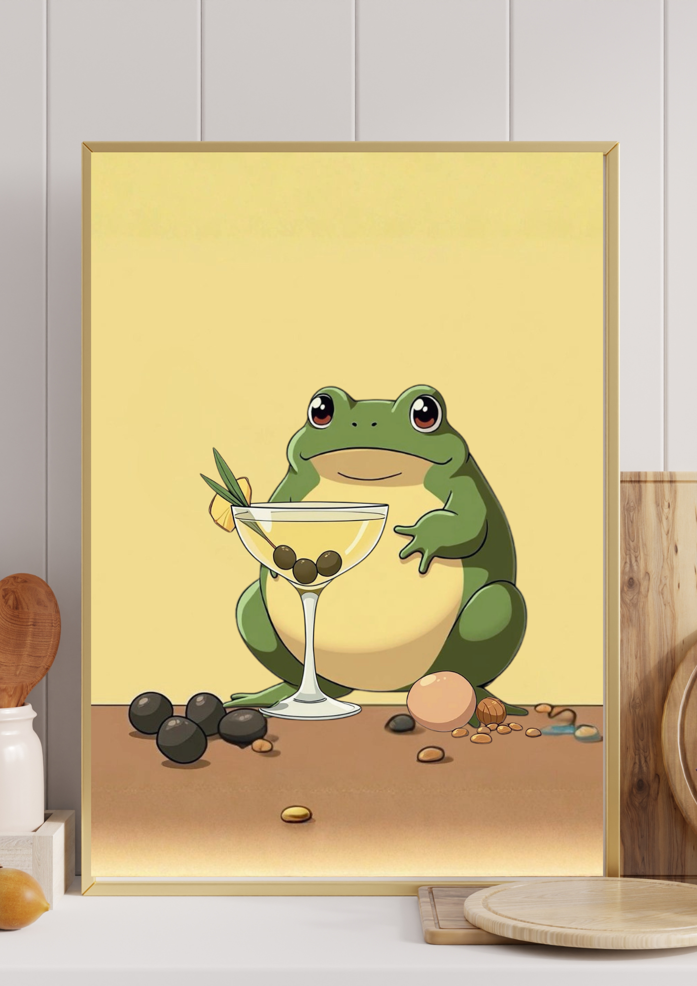Frog Martini Style