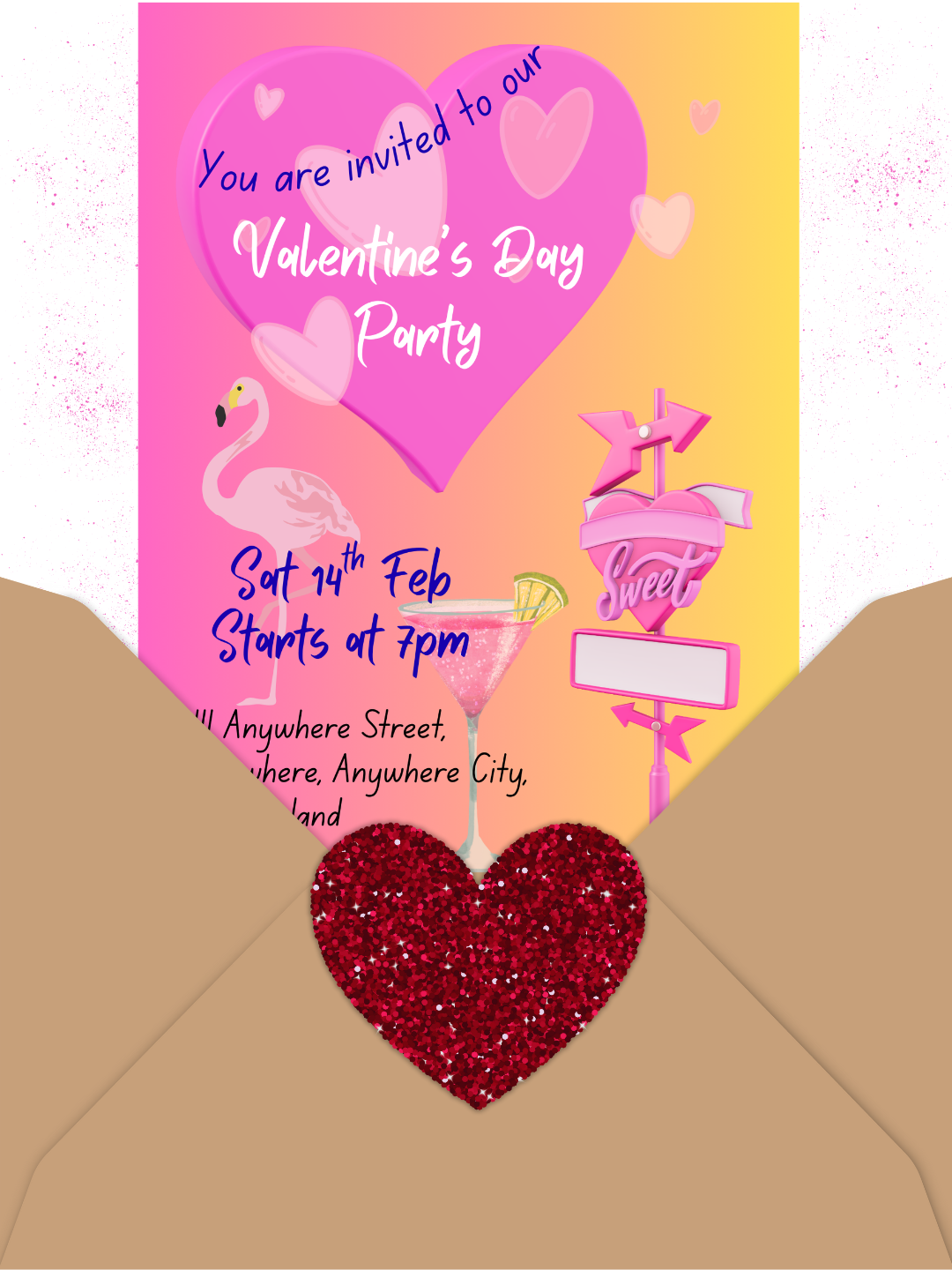 Valentine's Day Party Invitation