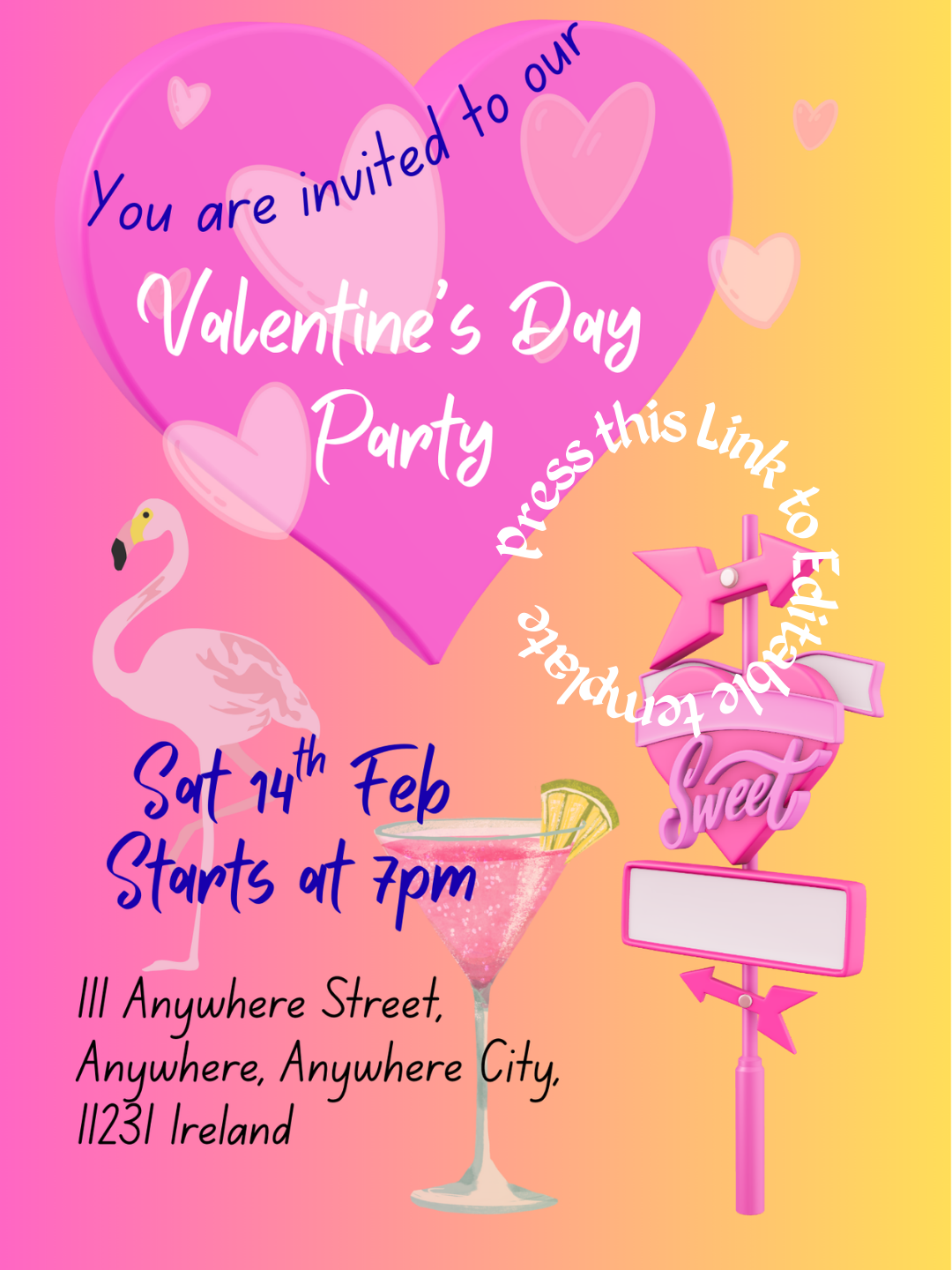 Valentine's Day Party Invitation