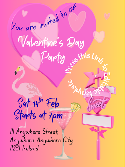 Valentine's Day Party Invitation