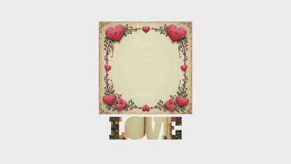 Love Letters War & Peace Junk Journal Template Pack 25 Pages